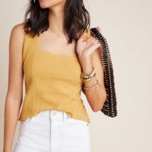 Anthropologie Maeve | Stephie Cross-Back Top | L